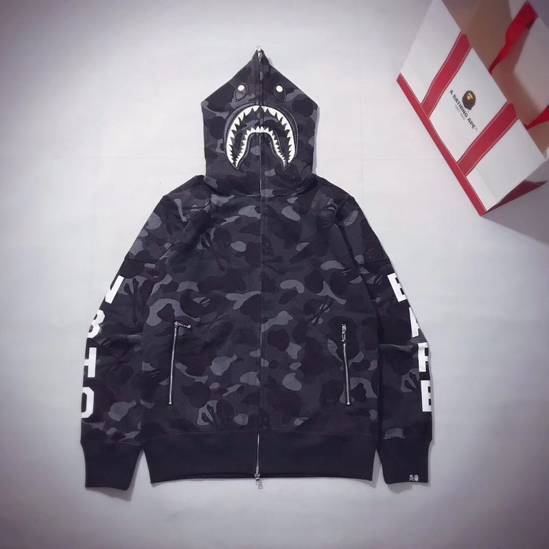 Bape Hoodie Black S~2XL XX134